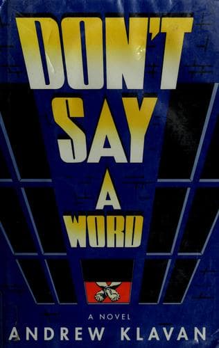 Cover image for Don't say a word