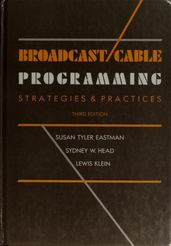 Cover image for Broadcast/cable programming
