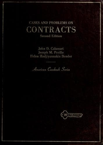 Cover image for Cases and problems on contracts