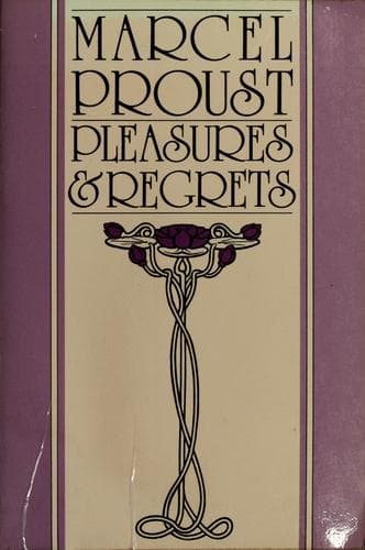 Cover image for Pleasures and regrets