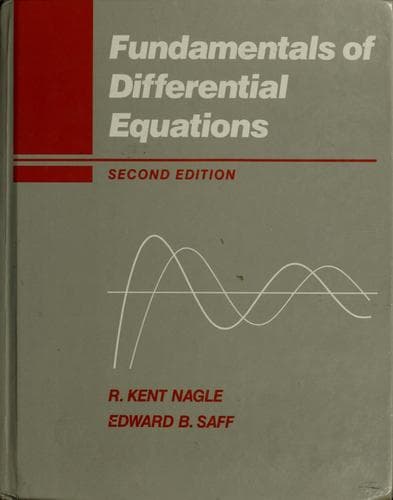 Cover image for Fundamentals of differential equations