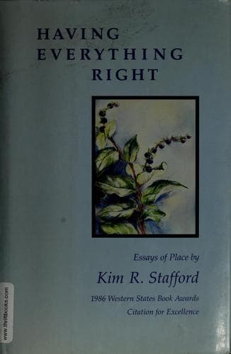Cover image for Having everything right