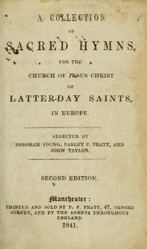 A collection of sacred hymns