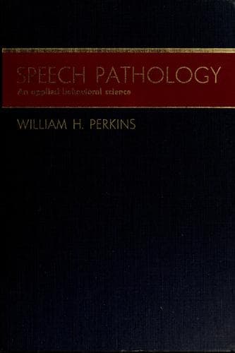Cover image for Speech pathology