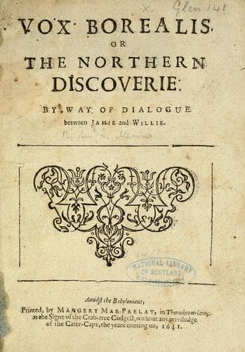 Vox Borealis, or The northern discoverie