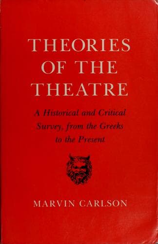 Cover image for Theories of the theatre