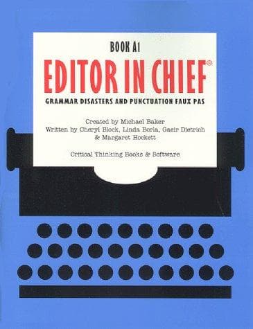 Cover image for Editor in Chief A1