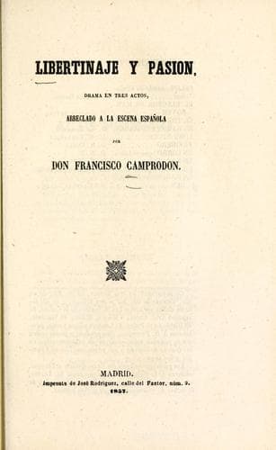 Libertinaje y pasión