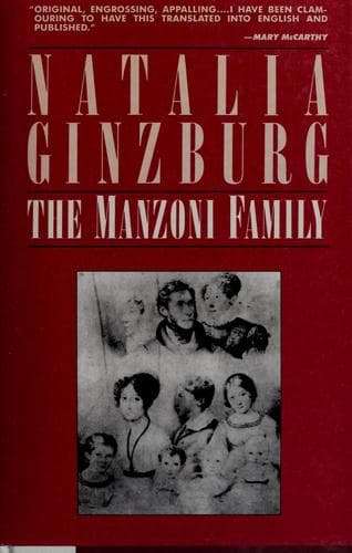 Cover image for The Manzoni family
