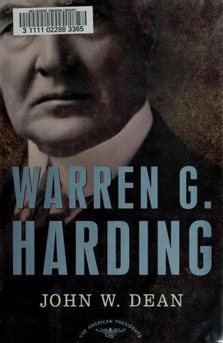Cover image for Warren G. Harding