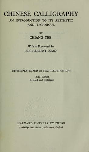 Cover image for Chinese calligraphy