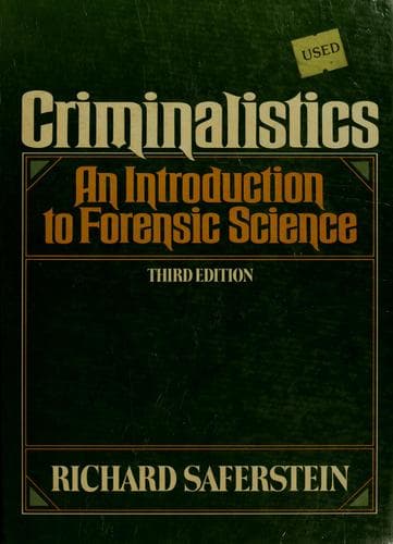 Cover image for Criminalistics