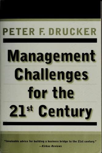 Cover image for Management challenges for the 21st century