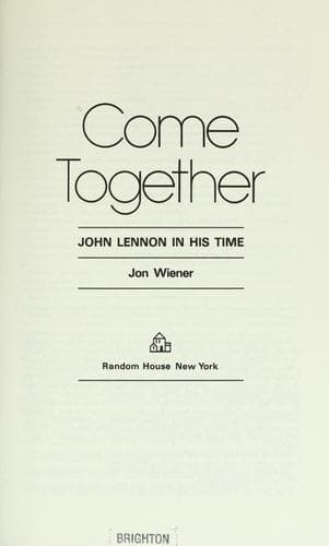 Cover image for Come together