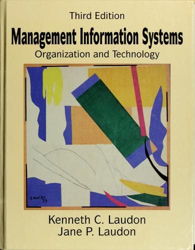 Cover image for Management information systems