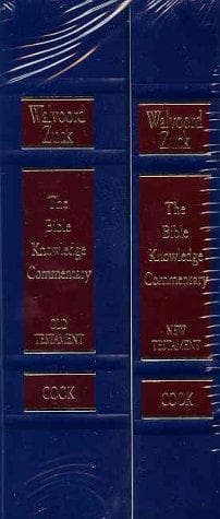 Cover image for Bible Knowledge Commentary Old Testament and New Testament