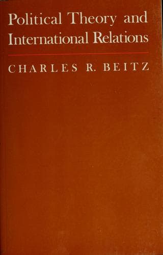 Cover image for Political theory and international relations