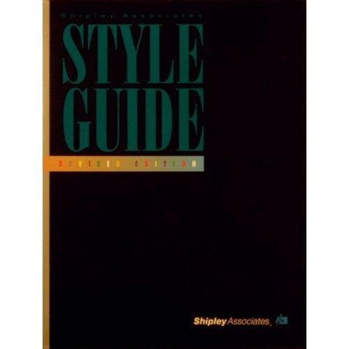 Cover image for Shipley Associates Style Guide