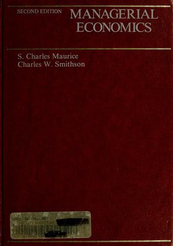 Cover image for Managerial economics
