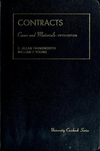 Cover image for Cases and materials on contracts