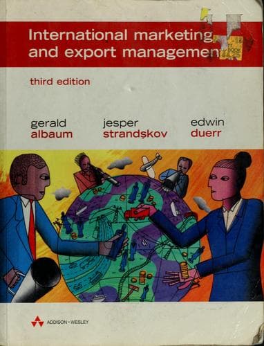 Cover image for International marketing and export management