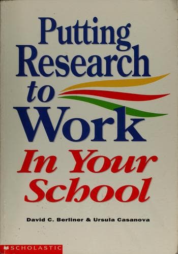 Cover image for Putting research to work in your school