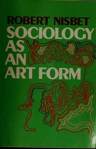 Cover image for Sociology as an art form