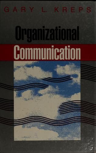Cover image for Organizational communication