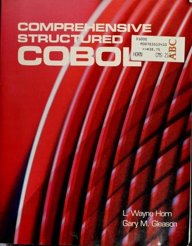 Cover image for Comprehensive structured COBOL