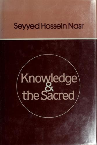 Cover image for Knowledge and the sacred
