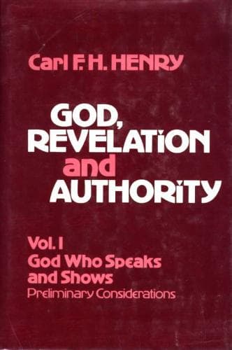 Cover image for God, revelation, and authority