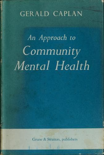Cover image for An approach to community mental health