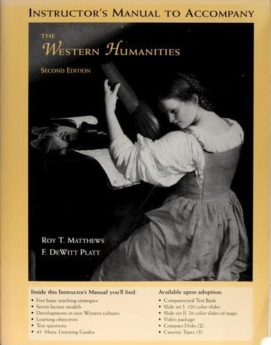 Cover image for The Western Humanities
