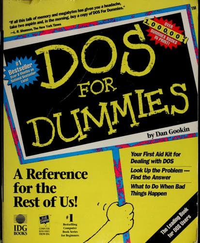 Cover image for DOS for dummies