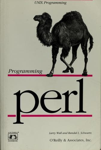 Cover image for Programming perl