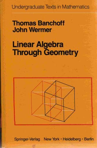 Cover image for Linear algebra through geometry