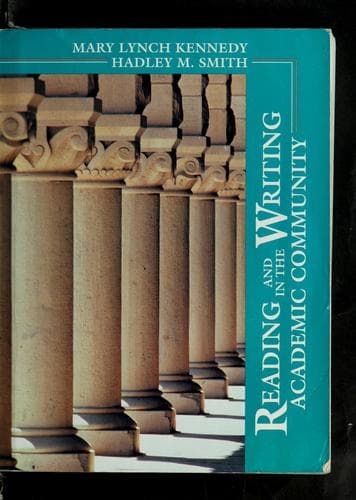 Cover image for Reading and writing in the academic community
