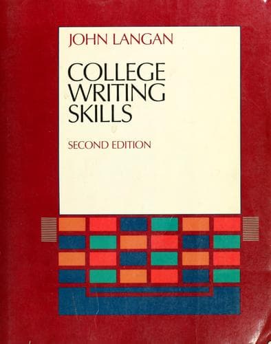 Cover image for College writing skills