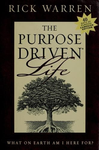 Cover image for The purpose driven life