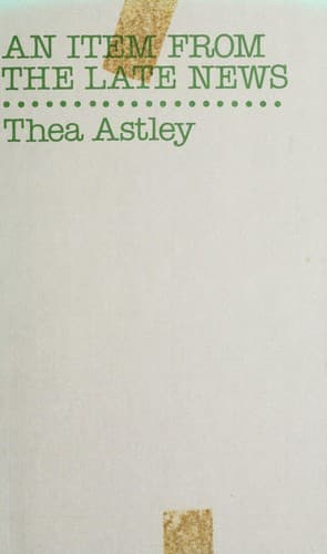Cover image for An item from the late news