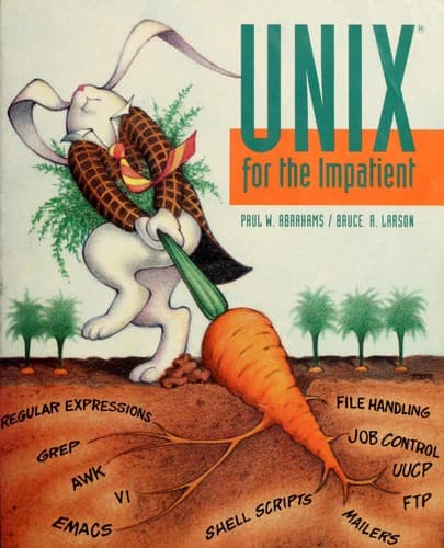 Cover image for UNIX for the impatient