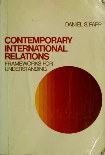 Cover image for Contemporary international relations