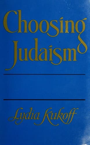 Cover image for Choosing Judaism