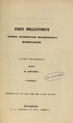 Index molluscorum