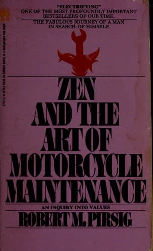 Cover image for Zen and the art of motorcycle maintenance
