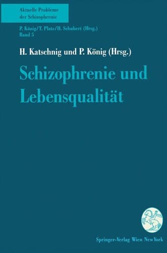 Cover image for Schizophrenie und Lebensqualität