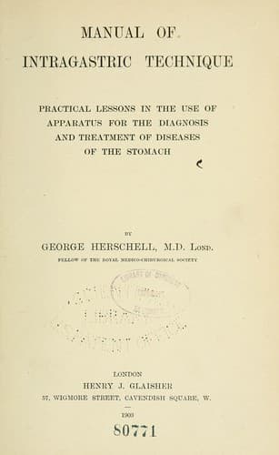Manual of intragastric technique