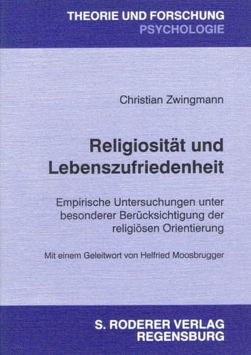 Cover image for Religiosität und Lebenszufriedenheit
