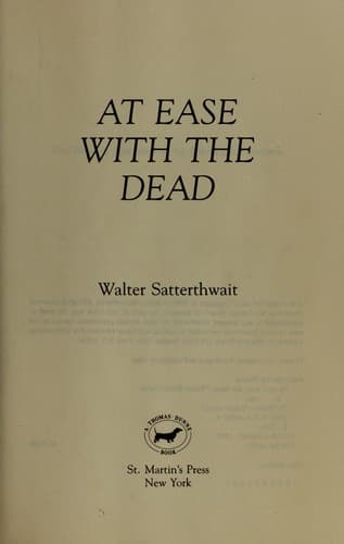 Cover image for At ease with the dead
