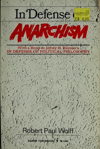 Cover image for In defense of anarchism